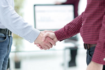 We are partners with machine dealers